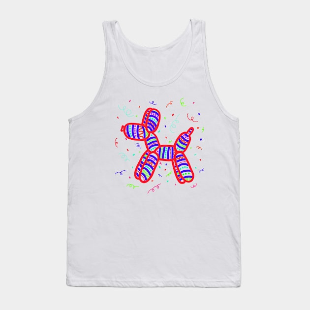 Balloon Dog Party Tank Top by Whoopsidoodle